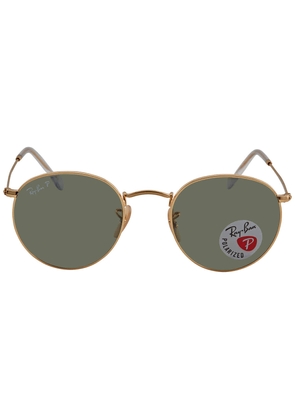 Ray Ban Round Metal Polarized Green Classic G-15 Unisex Sunglasses RB3447 001/58 50