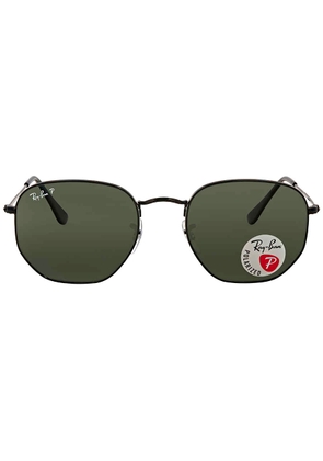 Ray Ban Hexagonal Flat Lenses Polarized Green Unisex Sunglasses RB3548N 002/58 54
