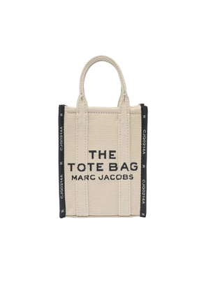 Marc Jacobs The Jacquard Mini Phone Tote Bag In Beige