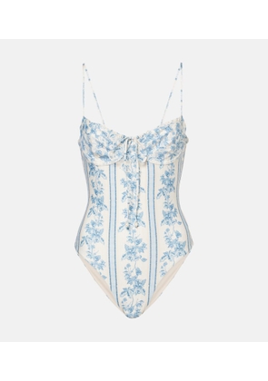 Agua by Agua Bendita Ebano floral swimsuit