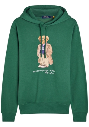 Polo Ralph Lauren Hooded Cotton-blend Sweatshirt - Dark Green - S