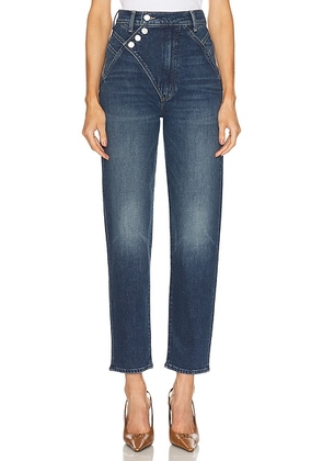 MOTHER The Right Away Tune Up Hover in Where The Sun Don't Shine - Blue. Size 28 (also in 33).