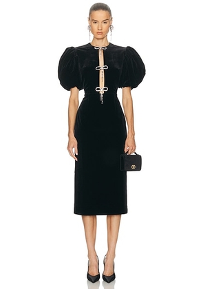 MARIANNA SENCHINA Annette Dress in Black - Black. Size M (also in S, XS).