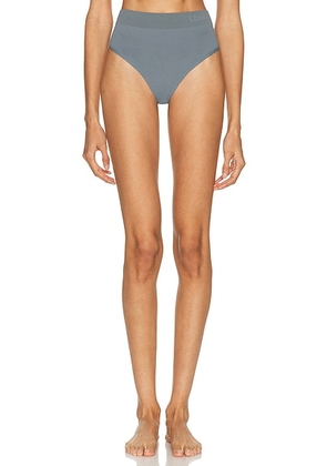 LDMA High Sculpt Thong in Slate - Grey. Size L (also in M, S, XS).