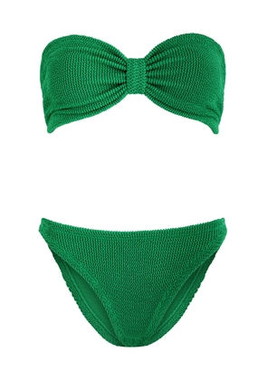 Hunza G Jean Crinkle Bikini - Green - One Size