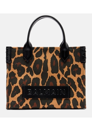 Balmain B-Army Small leopard-print tote bag