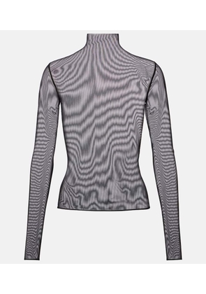 The Frankie Shop Tulia sheer mesh top