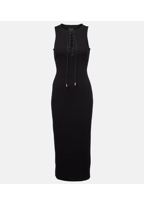 Givenchy Ribbed-knit cotton midi dress