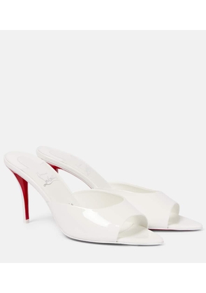 Christian Louboutin Miss Z 80 patent leather mules