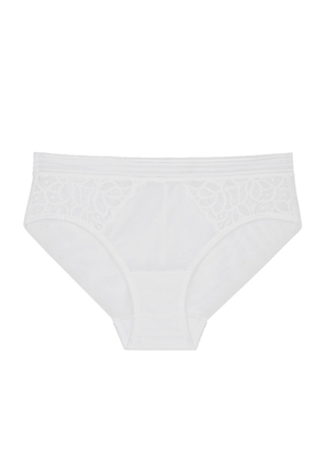 Wacoal Raffine Lace Briefs - White - XL (UK16 / XL)