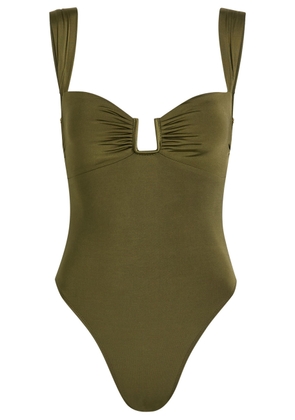 Away That Day Cannes Swimsuit - Olive - M (UK12 / M)