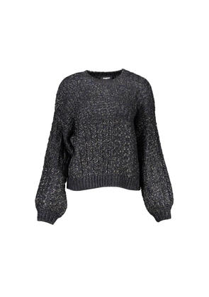 Black Polyester Sweater - XL