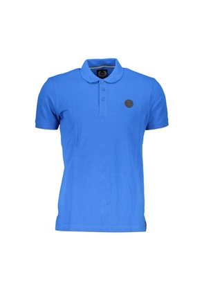 Gianmarco Venturi Blue Cotton Polo Shirt - L