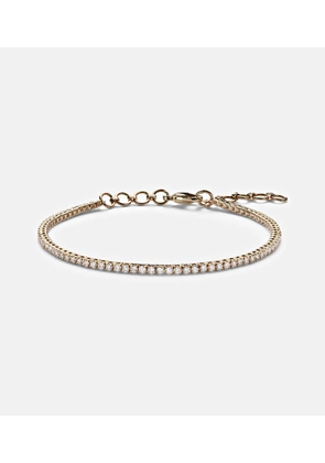 Stone and Strand 14kt gold bracelet with diamonds