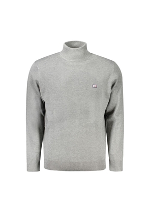 Gray Polyester Sweater - 3XL