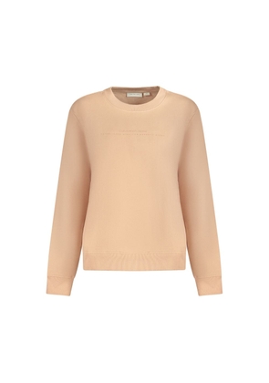 Pink Cotton Women Sweater - S