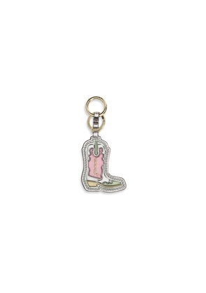 Ganni Silver Polyethylene Keychain