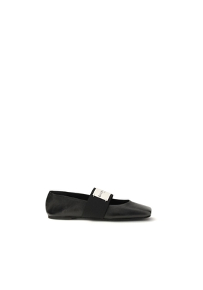 Givenchy Black Lamb Ovis Aries Aries Ballet Flats - EU36/US6
