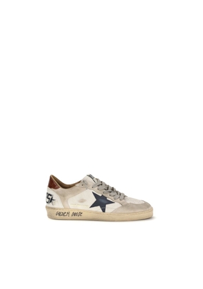 Golden Goose White Calf Leather Bos Taurus Low Top Sneakers - EU40/US7
