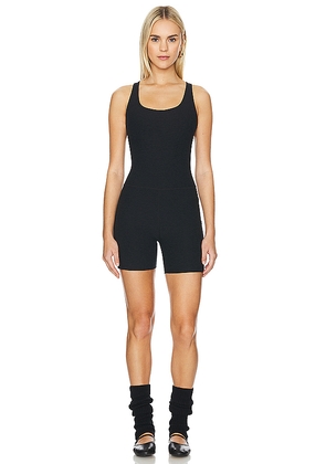 Beyond Yoga Spacedye Get Up And Go Pocket Biker Jumpsuit in Black. Size M. Also in XS.