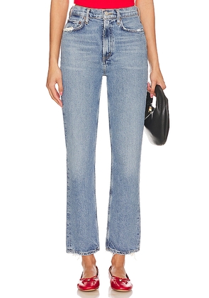 AGOLDE High Rise Stovepipe Jeans in Denim-Light. Size 33. Also in 34.