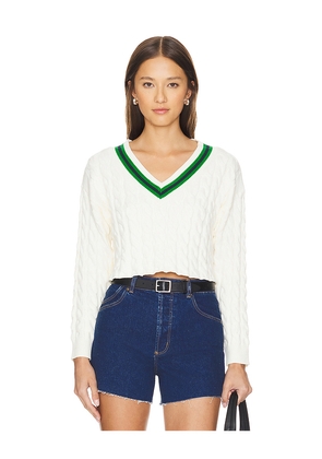 ALL THE WAYS Darlah Crop Sweater in Cream. Size S. Also in XS.