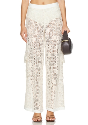 Agua Bendita Maca Pants in Beige. Size L. Also in M.