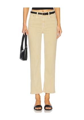 Citizens of Humanity Palma Straight in Tan. Size 26. Also in 27, 30, 31, 32.