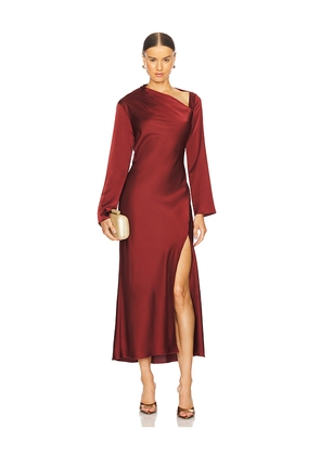 ASTR the Label Catriona Dress in Burgundy. Size S. Also in XS.