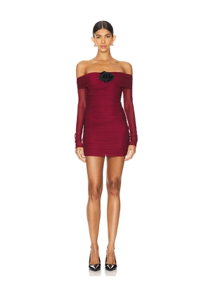 Amanda Uprichard x REVOLVE Nellia Rose Dress in Wine. Size M. Also in S.