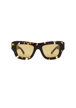 Bottega Veneta Square Sunglasses in Brown.