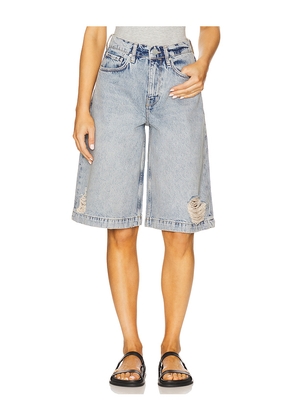 ALLSAINTS Louie Long Short in Blue. Size 26. Also in 27.