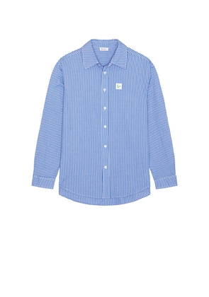 American Vintage Zatybay Long Sleeve Shirt in Blue. Size M/L. Also in XL.