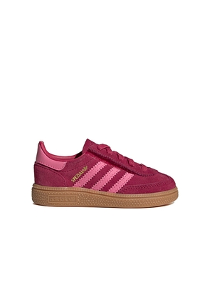 adidas Originals Toddler Handball Spezial Sneaker in Burgundy. Size 10. Also in 7, 8, 9.