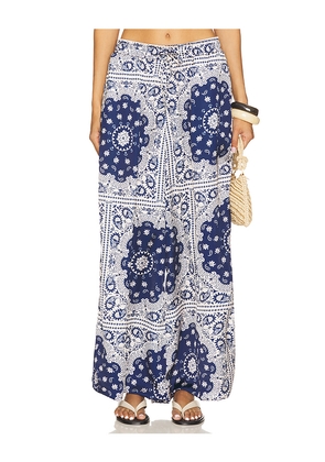 Agua Bendita Harmony Atma Pant in Blue. Size L. Also in M, S.