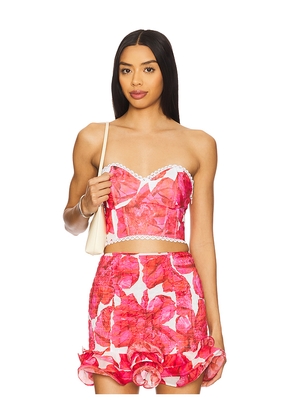 Charo Ruiz Ibiza Matis Bustier in Pink. Size M. Also in S.