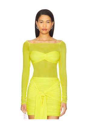 AFRM Eagan Top in Yellow. Size L. Also in M, S, XL, XS.