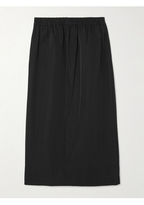 CARVEN - Satin Midi Skirt - Black - FR 34,FR 36,FR 38,FR 40
