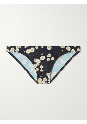 Eres - Seduction Floral-print Bikini Briefs - Black - FR 38,FR 40,FR 42,FR 44