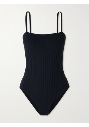 Eres - Paradise Tropicalia Ribbed Swimsuit - Black - FR 36,FR 38,FR 40,FR 42,FR 44,FR 46,FR 48