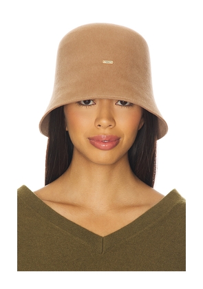 Eugenia Kim AnaÃ¯s Bucket Hat in Tan.