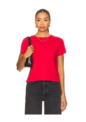AGOLDE Adine Tee in Red. Size S. Also in XS.