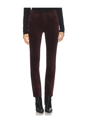 AG Jeans Mari Straight in Wine. Size 23. Also in 24, 29.