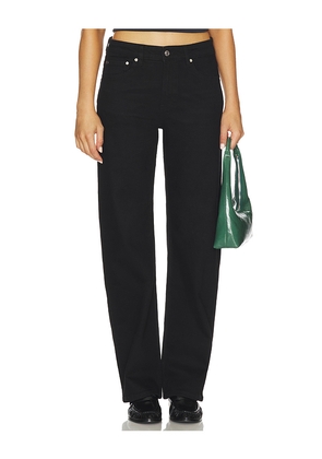 EB Denim Alida Loose Bowed Jean in Black. Size 23. Also in 24.