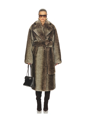Camila Coelho Iordana Coat in Charcoal. Size L. Also in M, S, XL, XS, XXS.
