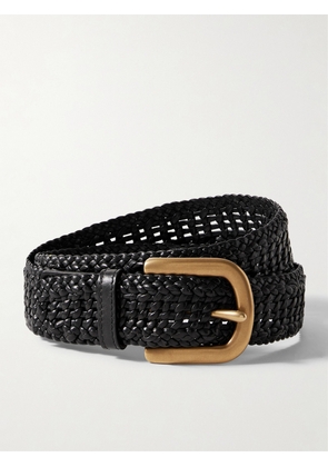 Gabriela Hearst - Sam Woven Leather Belt - Black - S,M,L