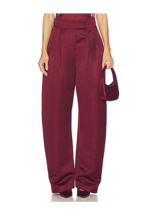 Camila Coelho Reese Pant in Red. Size L. Also in M, S, XL, XS, XXS.