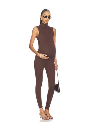 BUMPSUIT The Stevie Jumpsuit in Chocolate. Size M. Also in L, S, XL, XS.