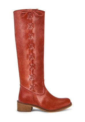 Dico Copenhagen Ann Gaucho Boot With Side Laces in Red. Size 36. Also in 37, 38, 39, 40, 41.