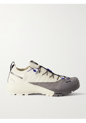 Salomon - Alpinway Advanced Suede And Rubber-trimmed Ripstop Sneakers - Off-white - UK 4,UK 4.5,UK 5,UK 5.5,UK 6,UK 6.5,UK 7,UK 7.5,UK 8,UK 8.5,UK 9